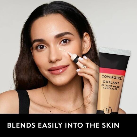 NEW Covergirl Outlast Extreme Wear Concealer 24HR 870 Toasted Almond (.3 fl oz) - Picture 4 of 8